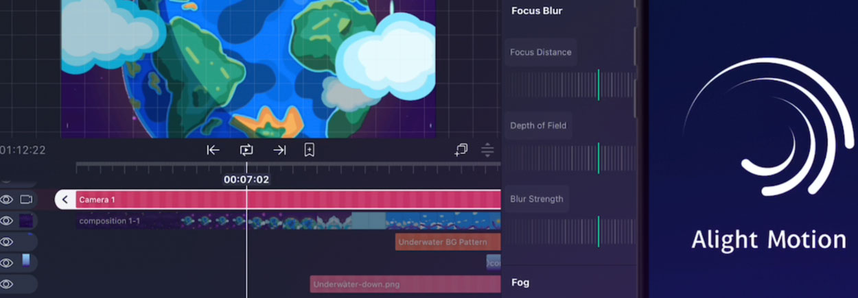 Alight Motion video animation app for mobile
